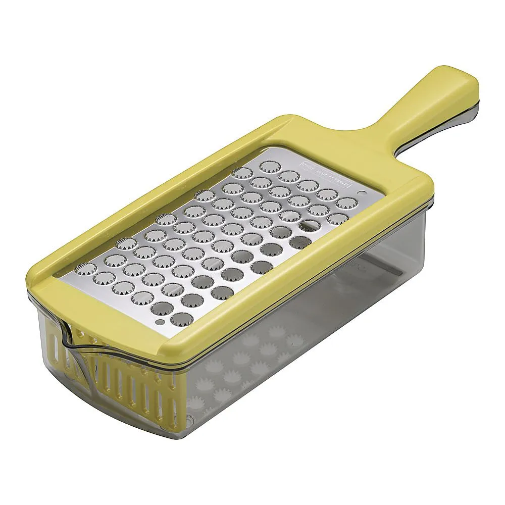 62-6469-10 Stainless Steel Grater Oshibori Yellow
