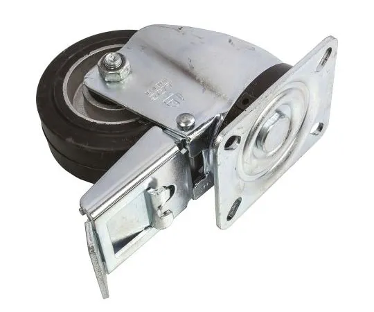 63-7542-08 LAG Braked Swivel Swivel Castor, 150kg Load Capacity, 100mm Wheel Diameter 16628 FR