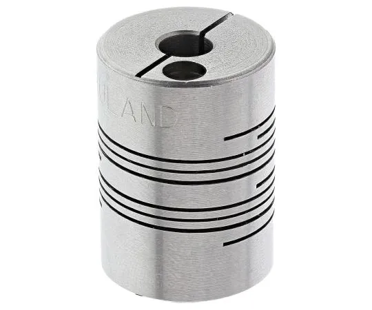 63-7491-79 Ruland Stainless Steel Flexible Beam Coupling, MWC20-6-6-SS, Bore A 6mm Bore B 6mm Clamp MWC20-6-6-SS