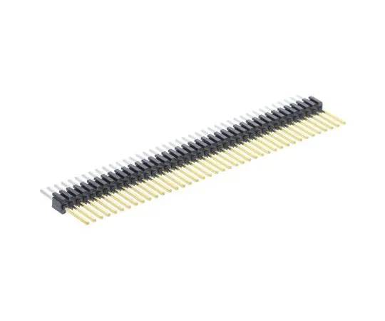 63-7450-67 Samtec TMS, 40 Way, 1 Row, Straight Pin Header TMS-140-01-S-S