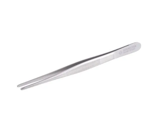 63-7524-42 Bernstein Tools for electronics 145 mm, Anti-Magnetic Stainless Steel, Fine; Rounded; Straight, Anti-Acid 5-036