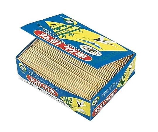 62-6505-68 Bamboo Round Skewers (Box 1 kg) 280 mm 1 Box (1000 Pieces)