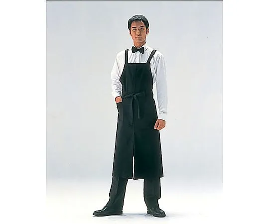 62-6644-14 Long Apron Black SGL1208-1
