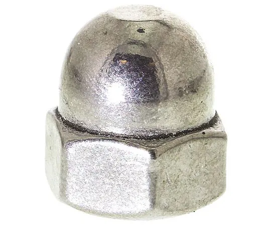 63-7447-76 M8 A4 316 Plain Stainless Steel Dome Nut 248-4501