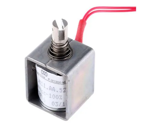 63-7483-04 Pull Action DC D-Frame Solenoid, 6mm stroke, 4W, 24 V dc 8.M11 AA 52 24 VCC 100%