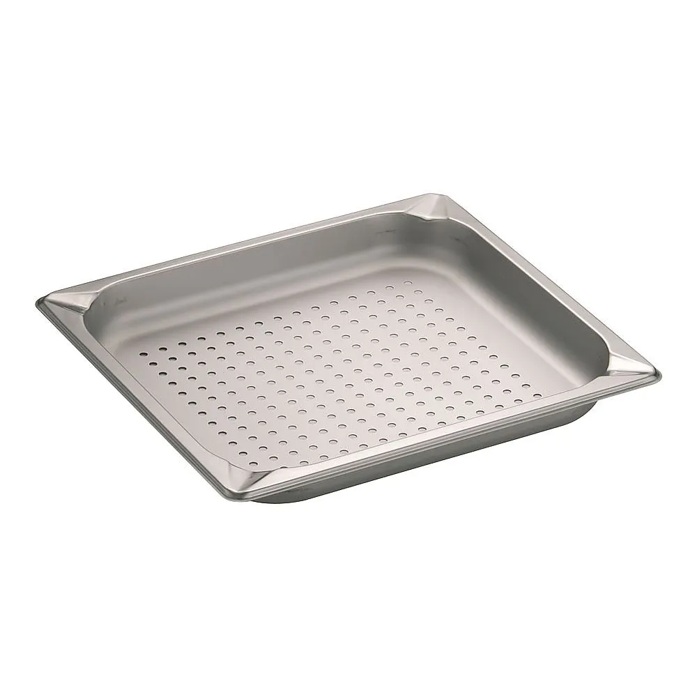 62-6360-69 KINGO Stainless Steel Hole Hotel Pan 2/3 x 40 23040PS