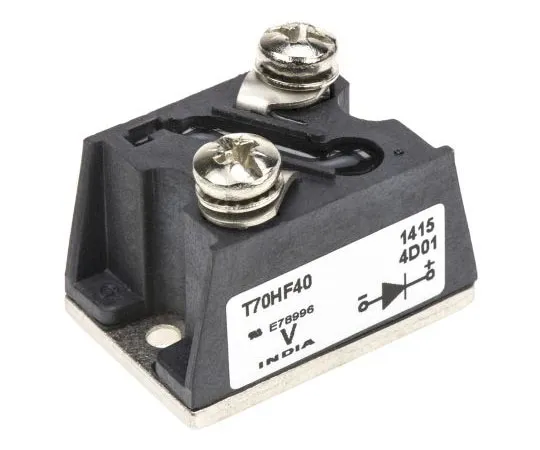 63-7524-16 Vishay 400V 70A, Silicon Junction Diode, 2-Pin T-Module VS-T70HF40 VS-T70HF40