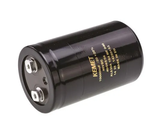 63-7516-59 KEMET 0.1F 40V dc Aluminium Electrolytic Capacitor, Chassis Mount 66 x 105mm +85°C 66mm 105mm ALS30A104MF040