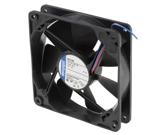 63-7457-26 ebm-papst 4400F Series Axial Fan, 119 x 119 x 25mm, 140m³/h, 3.2W, 12 V dc 4412FM