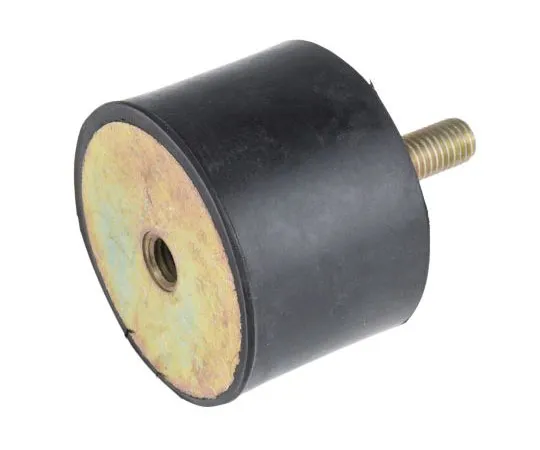 63-7392-52 RS PRO 50mm Shock Mount M12 70mm Diameter 321.97kg Compression Load, Male to Female Natural Rubber 171-2611