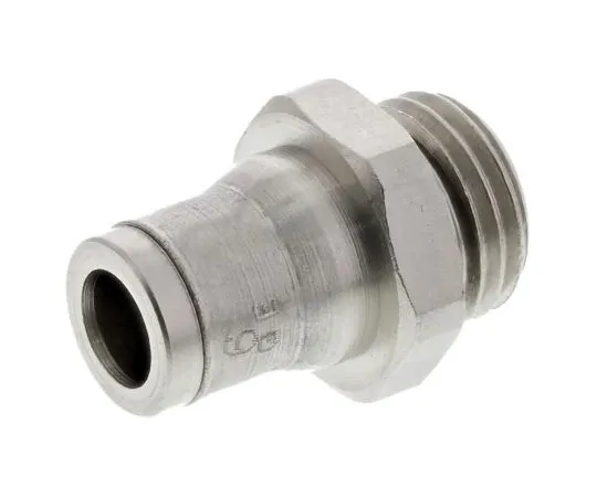 63-7547-96 Legris Pneumatic Straight Threaded-to-Tube Adapter, G 1/4 Male, Push In 6 mm 3601 06 13