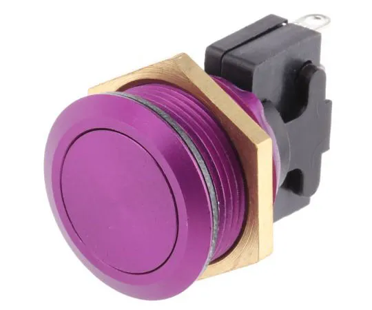 63-7528-34 ITW Single Pole Double Throw (SPDT) Momentary Push Button Switch, IP67, 19.25 (Dia.)mm, Panel Mount 76-9513/4044P