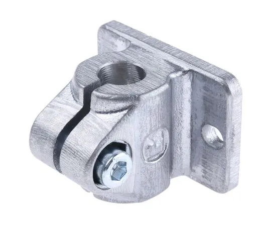 63-7512-90 Rose+Krieger Die Cast Aluminium FK Flange Clamp, 12.1mm Round Tube, M6 Thread 12120000020