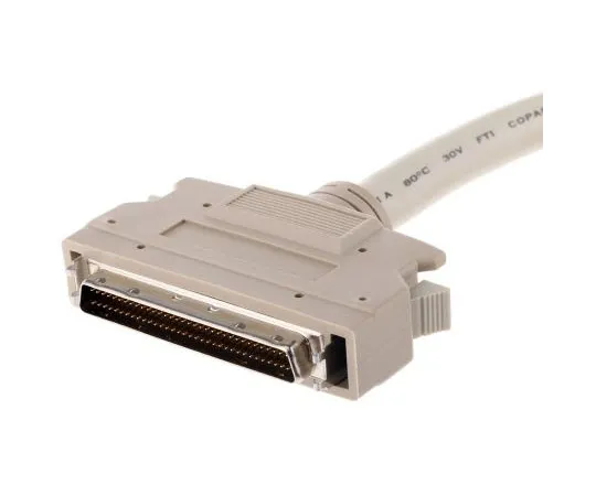 63-7409-84 1m Male SCSI III to Male SCSI III SCSI Cable Assembly, Clip Fastener 182-3955