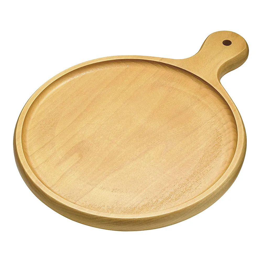 62-6536-59 Wooden Pizza Tray Large φ260 mm P-10