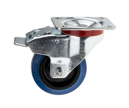 63-7393-20 RS PRO Braked Swivel Swivel Castor, 180kg Load Capacity, 100mm Wheel Diameter 171-8308