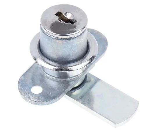 63-7454-10 Euro-Locks a Lowe & Fletcher group ******* Panel to Tongue Depth 4mm Chrome Plated Tambour Lock, Key to unlock 5611582