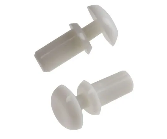 63-7451-33 6.1mm White Plain Nylon Snap Rivet, 2.6mm diameter, 2.7 → 3.6 mm Thickness SR-2648W