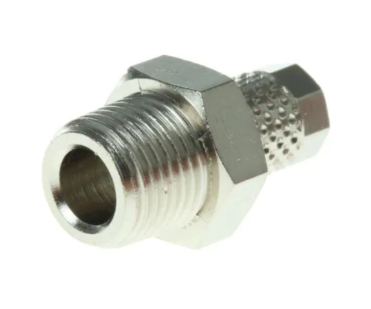 63-7478-53 RS PRO Pneumatic Straight Threaded-to-Tube Adapter, R 1/8 Male, Push In 4 mm 299-3960