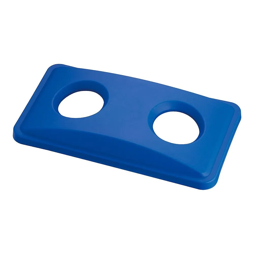 62-6616-05 Trust Slim Rectangular Container Bottle & Cantop Blue 1641