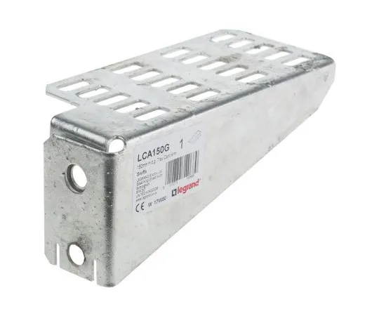 63-7387-03 Legrand Cantilever Arm Bracket Hot Dip Galvanised Steel Cable Tray Fixing Plate, 150 mm Width, 74mm Depth LCA150G