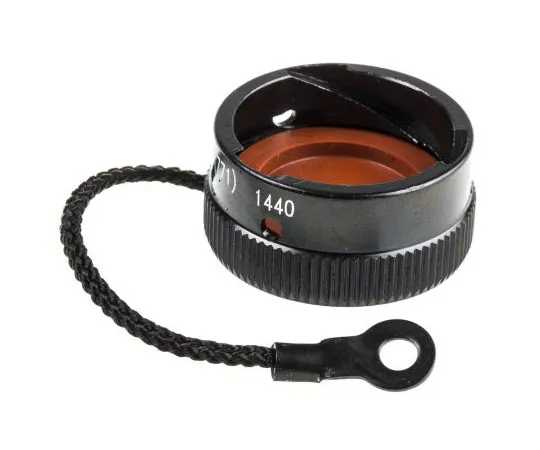 63-7479-98 Amphenol 62GB Series MIL-DTL-26482 Plug Dust Cap, Shell Size 14, with Zinc Cobalt Finish 62LC-812-14(771)