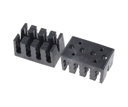 63-7436-98 RS PRO Black Cable Retainer, 4 Apertures, 40 x 25mm 229-3989
