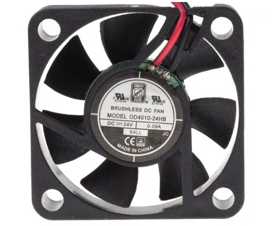 63-7372-21 RS PRO Axial Fan, 40 x 40 x 10.5mm, 7cfm, 2.16W, 24 V dc 144-2037