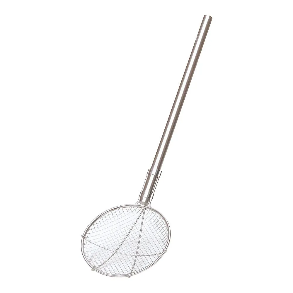 62-6382-53 TS Pipe Handle School Lunch Scoop Net Round Type Very Rough 24 cm Pattern Length 60 cm