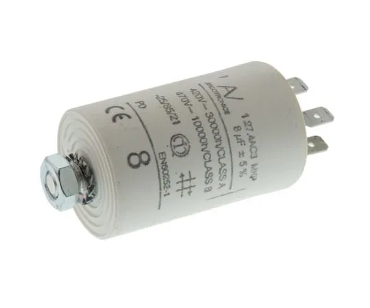 63-7514-03 KEMET 8μF Polypropylene Capacitor PP 470V ac ±5% Tolerance Chassis Mount C27 Series C274AC34800SA0J
