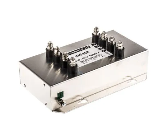 63-7413-32 Roxburgh EMC IHF Series 50A 480 V ac 60Hz Flange Mount RFI Filter, with Stud Terminals, Single Phase IHF450