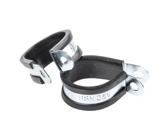 63-7412-36 RS Cable Clip Black Screw Plated Steel P Clamp, 25mm Max. Bundle 186-5404