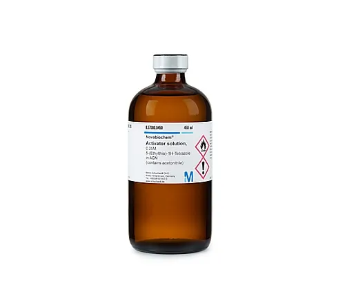 61-0405-77　［Discontinued］Activator Solution, 0.25m 5-(Ethylthio)-1H-Tetrazole in ACN Novabiochem(R) 857000 1L　8.57000.1000