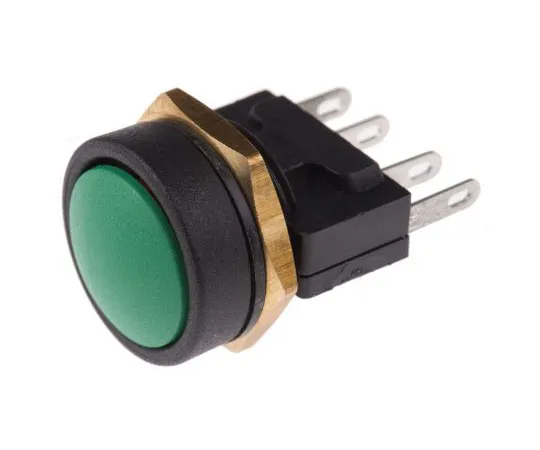 63-7418-41 ITW Single Pole Double Throw (SPDT) Momentary Push Button Switch, 16 (Dia.)mm, Panel Mount 49-59123