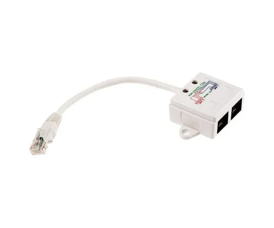 63-7546-44 RS PRO Cat5e RJ45 T-Adapter, 2 Port, Unshielded, 170 mm Extension Length 443-9165