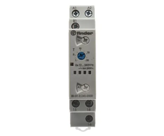 63-7548-33 Finder Interval, Interval with Control Signal ON, OFF Delay with Control Signal, ON & OFF Delay with Control Signal, ON 80.01.0.240.0000