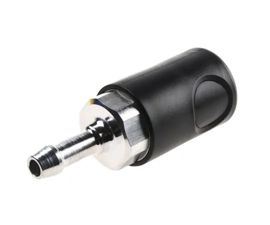 63-7450-40 Staubli Pneumatic Quick Connect Coupling 8mm Hose Barb ERS 06.1808