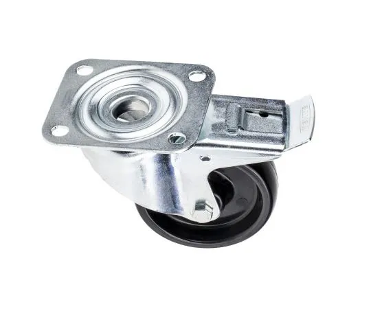 63-7535-48 RS PRO Braked Swivel Swivel Castor, 120kg Load Capacity, 100mm Wheel Diameter 420-3887
