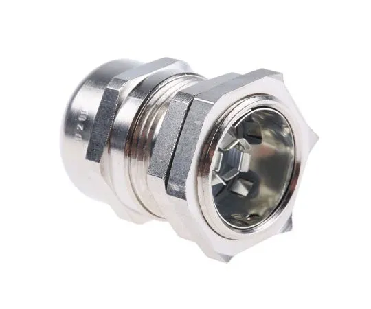 63-7528-52 Lapp Skintop PG16 Cable Gland With Locknut, Nickel Plated Brass, IP68 52103240+53112240