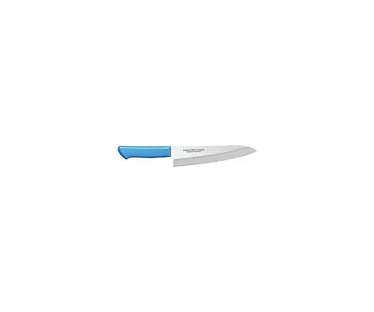 62-6420-70 Mastercock Antibacterial Color, Kitchen Knife, Western Blade, Blue MCDK-210