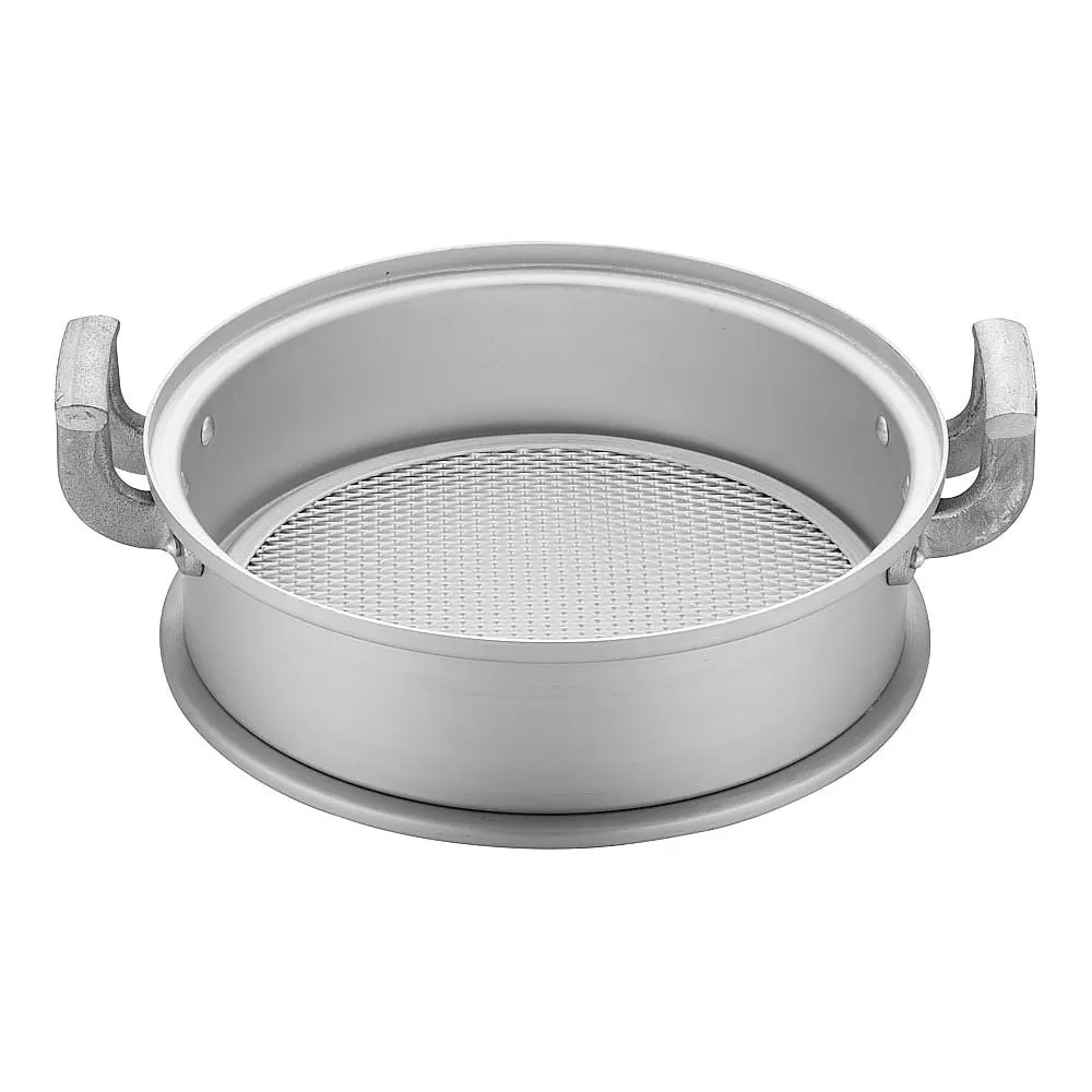 62-6442-65 Aluminum Chinese Seiro Meat (for Hot Pot with Circles) 33 cm
