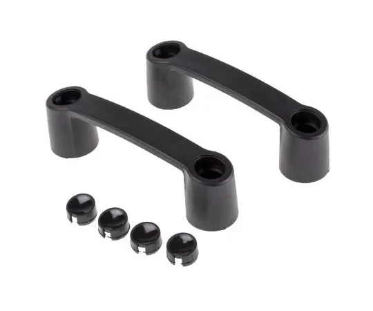 63-7459-21 RS PRO Matte Black Plastic Concealed Fixings Drawer Handle, 119.5mm 267-0724