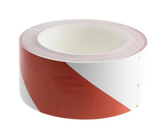 63-7515-54 Brady Red/White PVC Lane Marking Tape, 50mm x 33m 255296