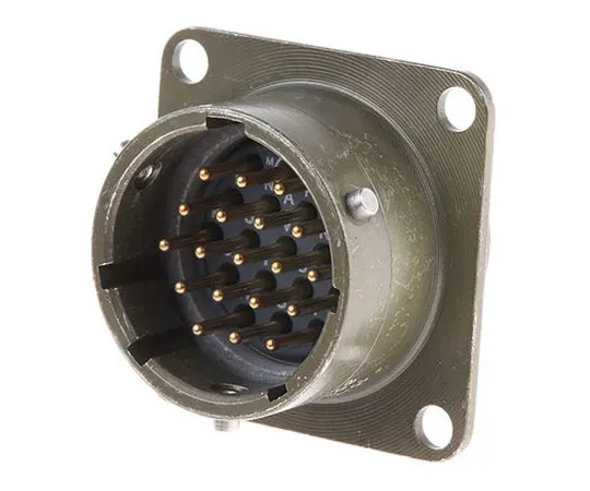 63-7417-15 Souriau 851 Series, 19 Way Panel Mount MIL Spec Circular Connector Receptacle, Pin Contacts,Shell Size 14, Bayonet 85102E1419P50
