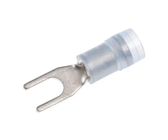 63-7459-87 RS PRO Insulated Crimp Spade Connector, 1.5mm² to 2.5mm², 16AWG to 14AWG, M3.5 (#6) Stud Size Nylon, Blue 267-3852