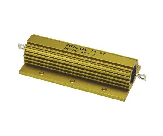 63-7483-89 Arcol HS150 Series Aluminium Ho***d Axial Wire Wound Panel Mount Resistor, 4.7Ω ±5% 150W HS150 4R7 J