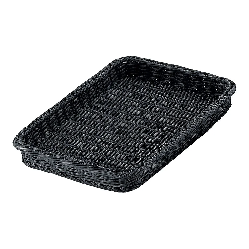 62-6582-55 PP Bakery Basket Square Black 36 Type CO-711-BK
