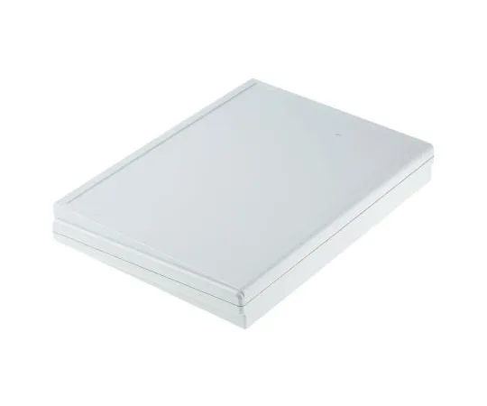 63-7458-98 Bopla Futura, Sloped Front, ABS, 195 x 275 x 48mm Desktop Enclosure, Light Grey 47888200