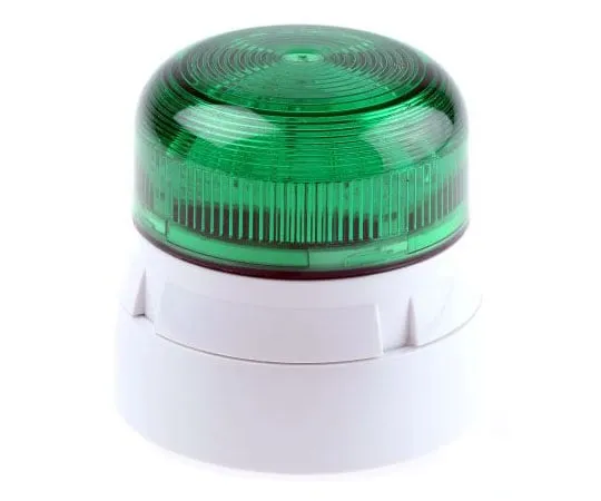 63-7487-20 Xenon, Flashing Beacon Flashguard Xenon Series, Green, Surface Mount, 12 V dc, 24 V dc QBS-0037