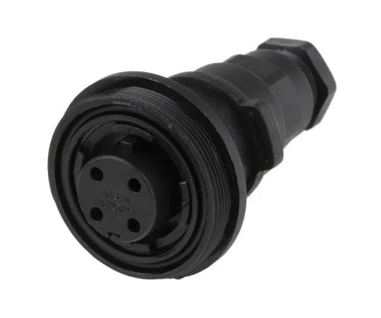 63-7472-82 Bulgin Standard Buccaneer Series In-line Connector, 4 contacts Plug PX0749/S